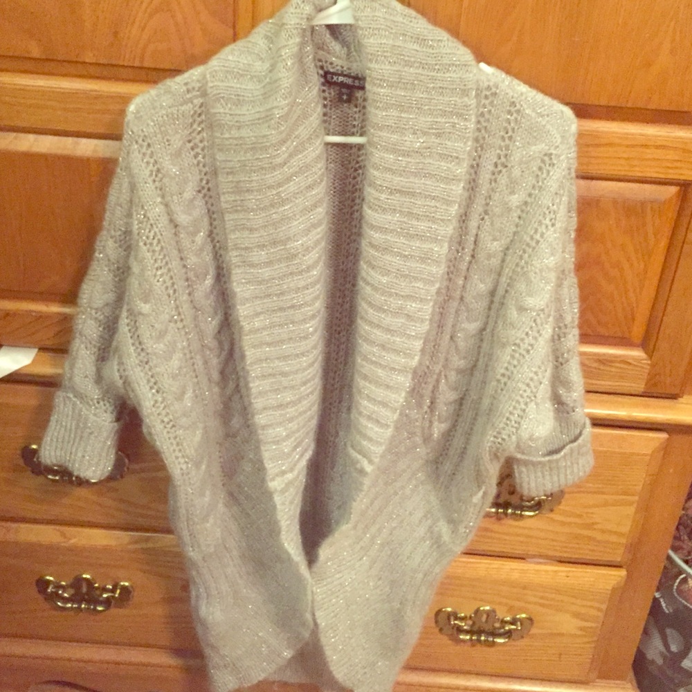Express over the butt sweater